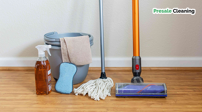 how-do-presale-office-cleaners-clean-tiled-floors