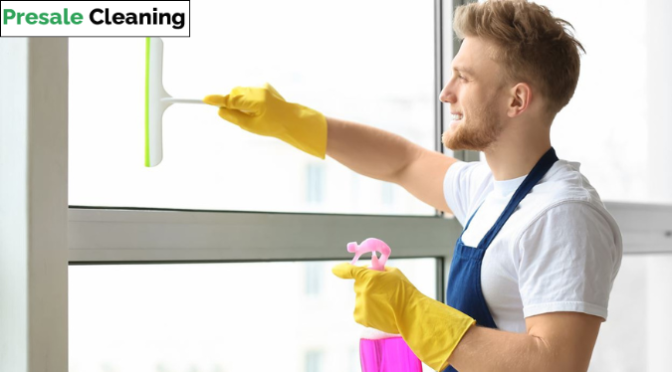 How Do Experts Ensure Flawless Window Cleaning During a Pre-sale Service?