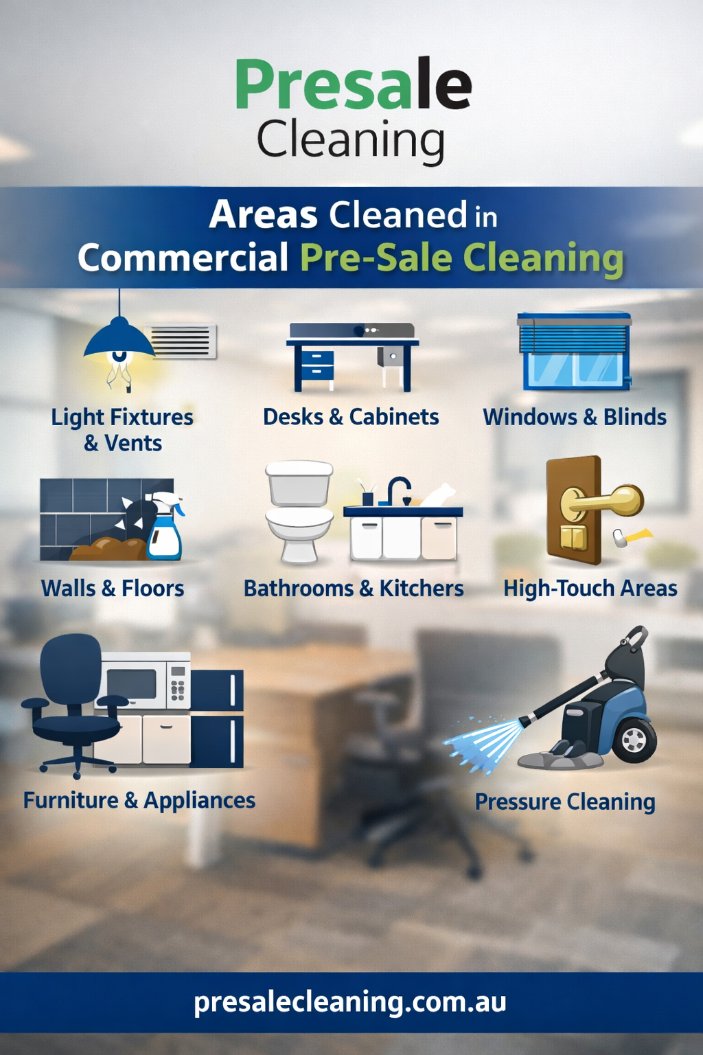 commercial pre-sale cleaners in Melbourne